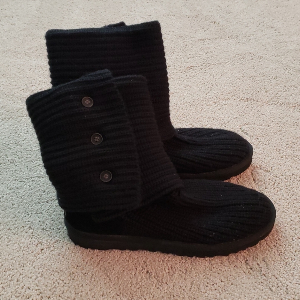 Black UGG boots